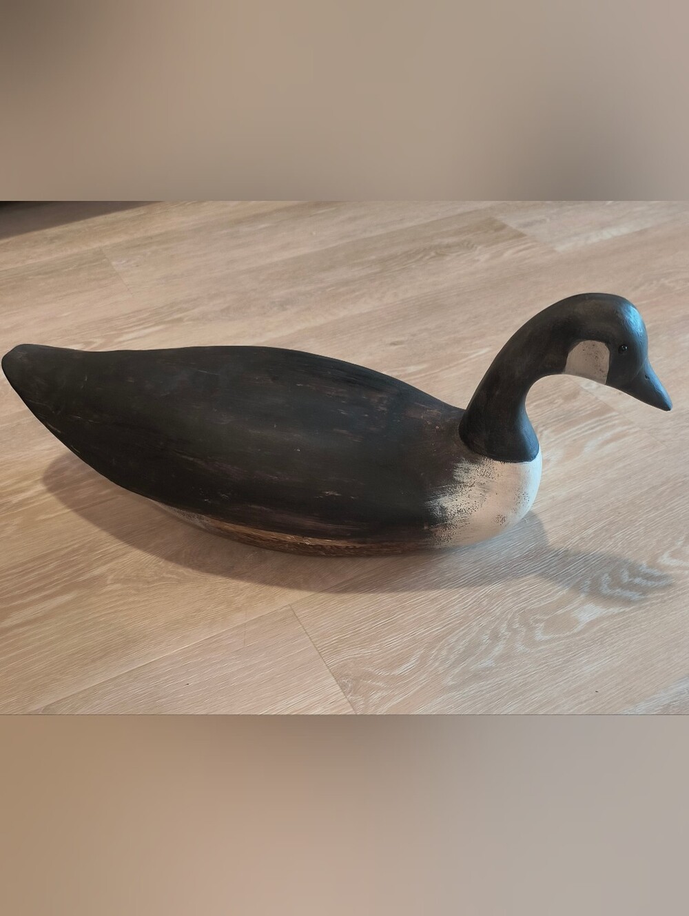 Black and White Goose Figurine - Art Décor